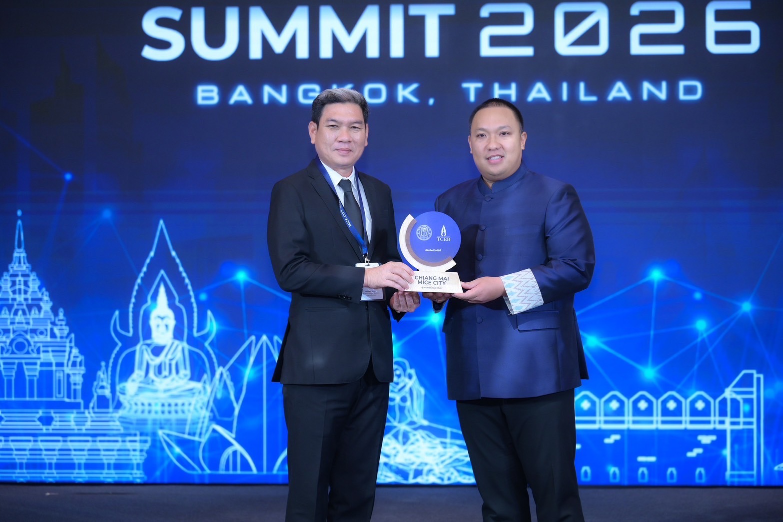 ผู้ว่าฯ เชียงใหม่ รับรางวัลเมืองไมซ์ประเทศไทย ในงาน MICE City Summit 2026 พร้อมลงนามความร่วมมือยกระดับเมืองสู่ศูนย์กลางธุรกิจและการจัดประชุมระดับสากล